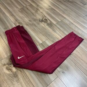 Nike Florida State FSU Maroon Snapon Pants Men Medium bin‎ L-33